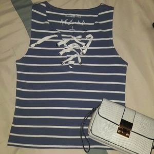 Abercrombie & Fitch tank with wristlet bundle